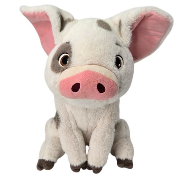 Disney Store Moana Pua Pig Plush Stuffed Animal Farm Cartoon Pot Belly 12" - Picture 1 of 8
